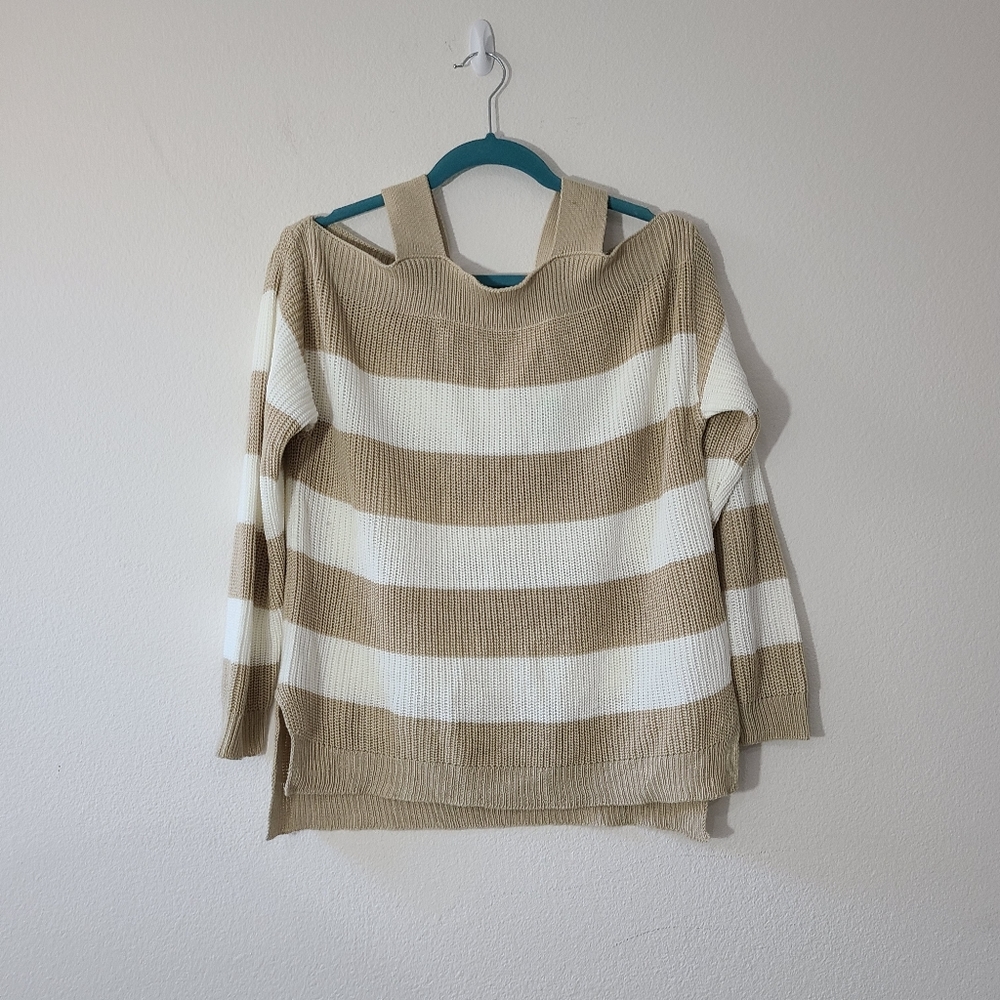 Stich Fix cold shoulder sweater sz M NWT